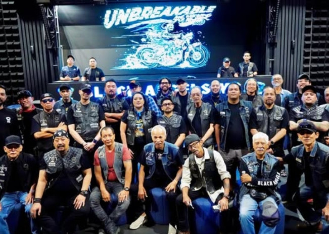Dikabarkan meninggal Indro justru posting hadiri ulang tahun salah satu komunitas motor. [Instagram]